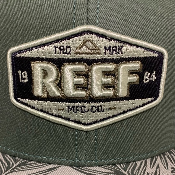 Reef Outrider Twill Flat Bill Hat/Cap-OSFM NWT - Picture 7 of 10
